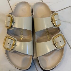 Birkenstock Ivory Sandals - size 40
